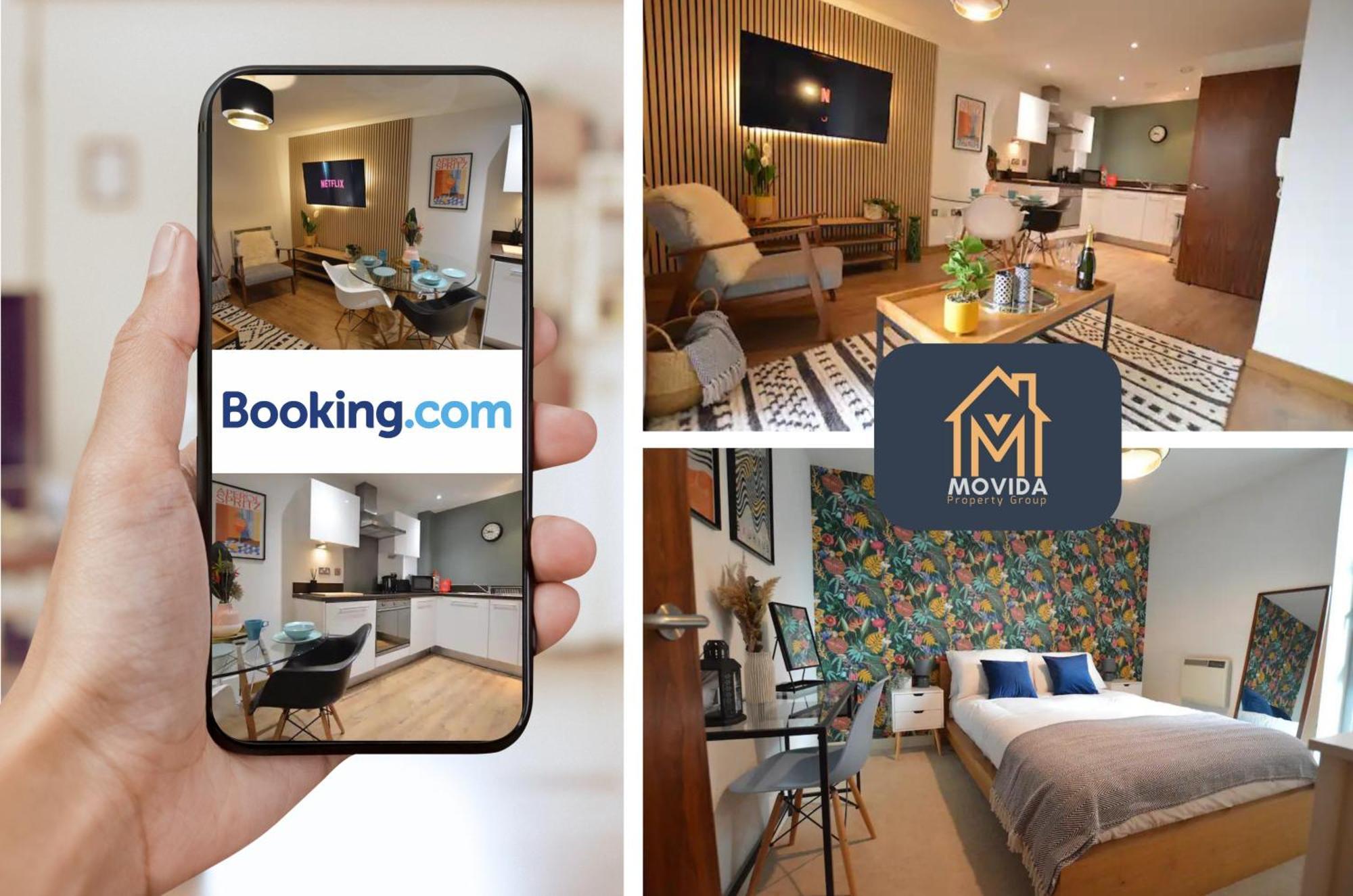 Lgi Stunning 1 Bedroom Apartment By Movida Property Group Short Lets & Serviced Accommodation ليدز المظهر الخارجي الصورة