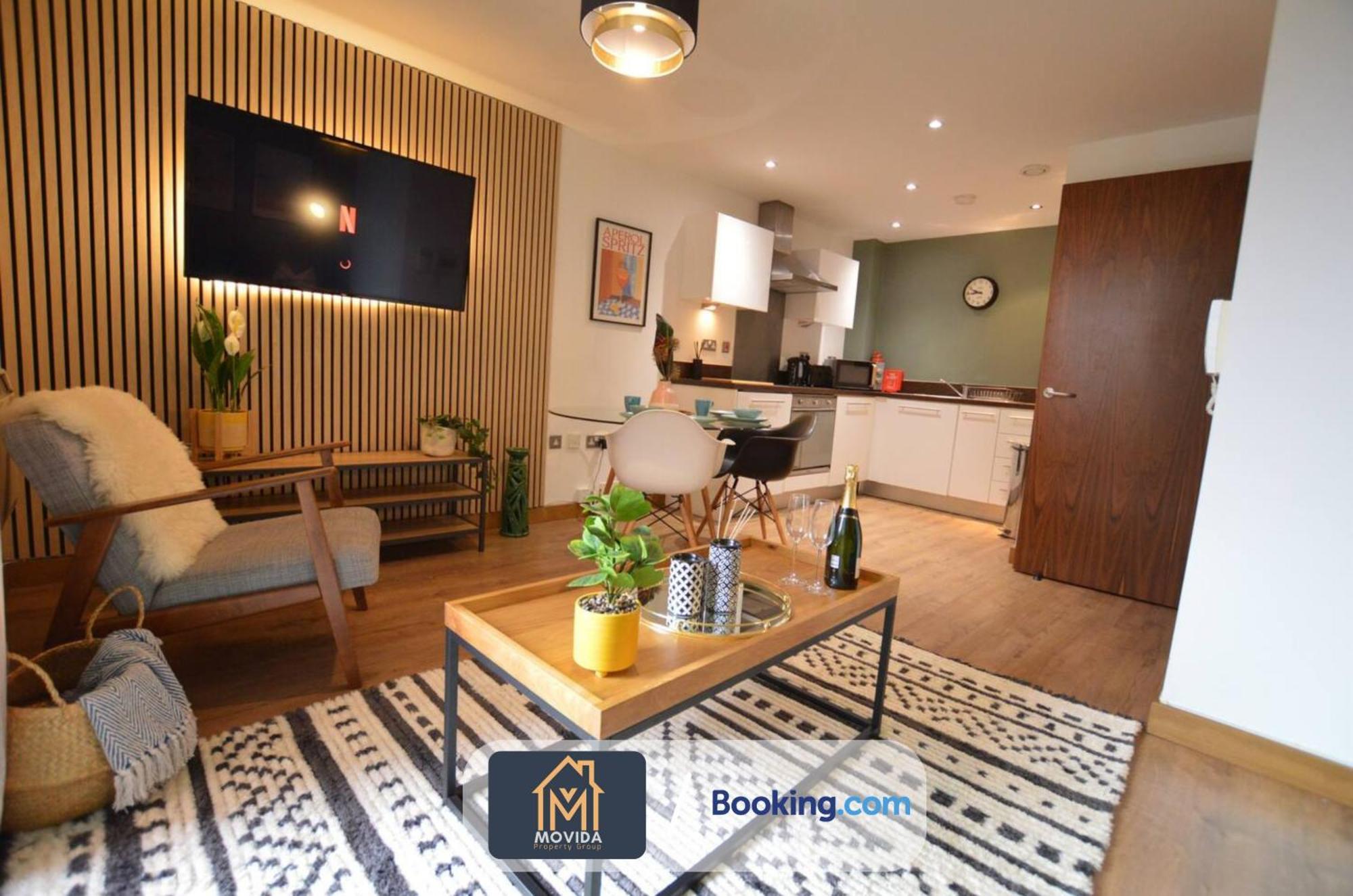 Lgi Stunning 1 Bedroom Apartment By Movida Property Group Short Lets & Serviced Accommodation ليدز المظهر الخارجي الصورة