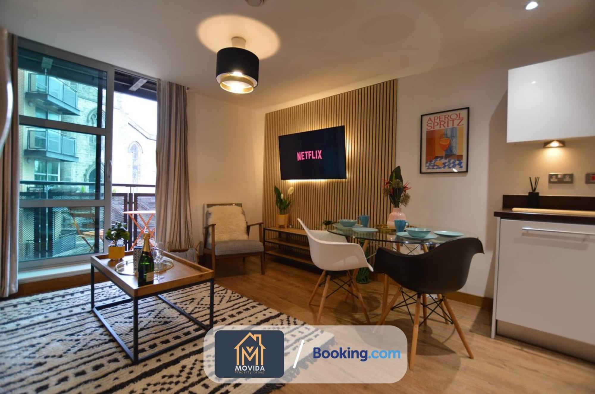 Lgi Stunning 1 Bedroom Apartment By Movida Property Group Short Lets & Serviced Accommodation ليدز المظهر الخارجي الصورة