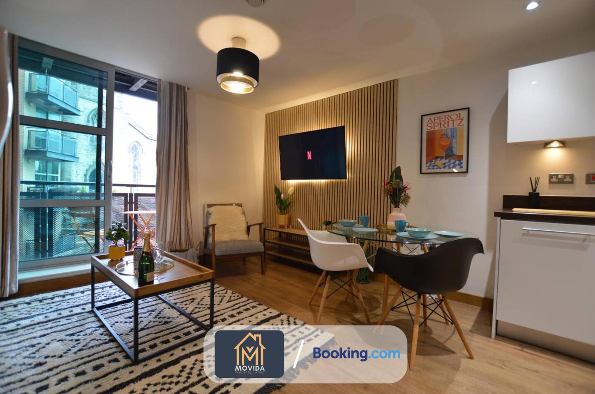 Lgi Stunning 1 Bedroom Apartment By Movida Property Group Short Lets & Serviced Accommodation ليدز المظهر الخارجي الصورة